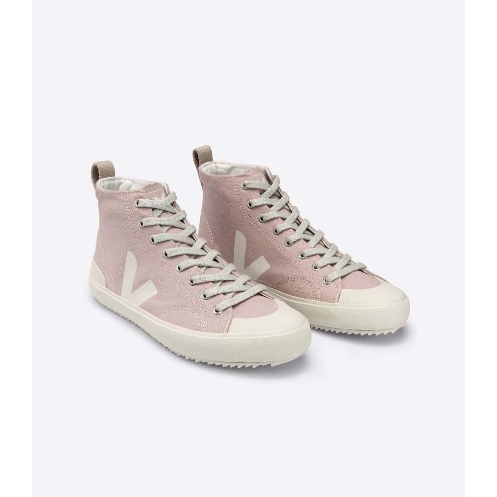 Women's Veja NOVA HT CANVAS High Tops Pink | ZA 347RVD